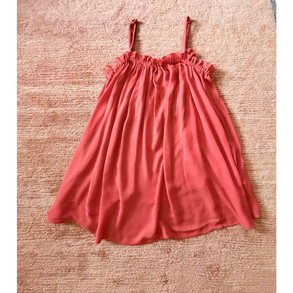 ASOS Design Coral Flowy Cami Tunic Top Size US 4 EU 36 Swing Sleeveless